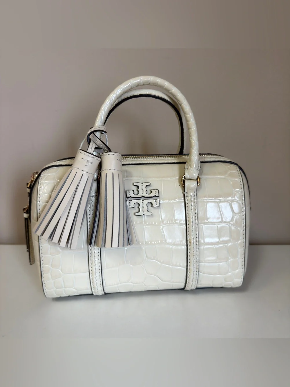 Tory Burch THEA EMBOSSED MINI SATCHEL 153463